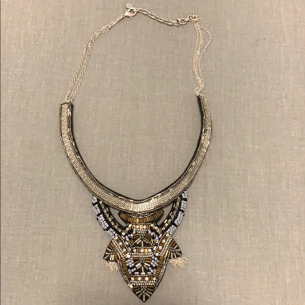 Stella & Dot Statement Beaded Collar Necklace